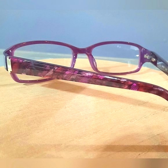 NEW Rx'able Eyeglass Frame, purple full rim glasses Rx'able Barrymore 54-17-140 - Picture 2 of 6